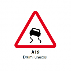 Drum lunecos — Indicator rutier